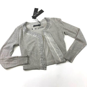 MARC Aurel Grey Wool Silk Blend Cardigan Medium NEW